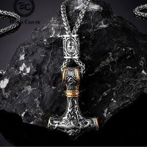 VIKING, NORSE THOR HAMMER NECKLACE‎